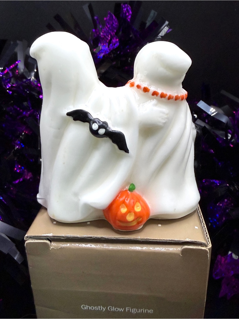 Vintage Unopened Halloween Lights & Avon Ghostly Glow Figurine - Picture 13 of 14